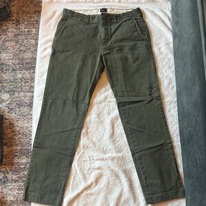 J. Crew Men's Dark Olive Chinos